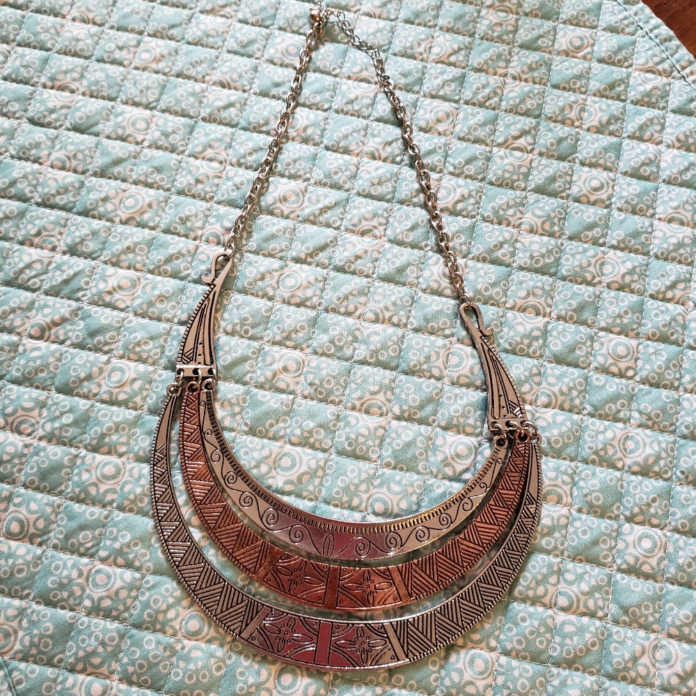 🍍 3 for $10 🍍 20" multi metal statement necklace